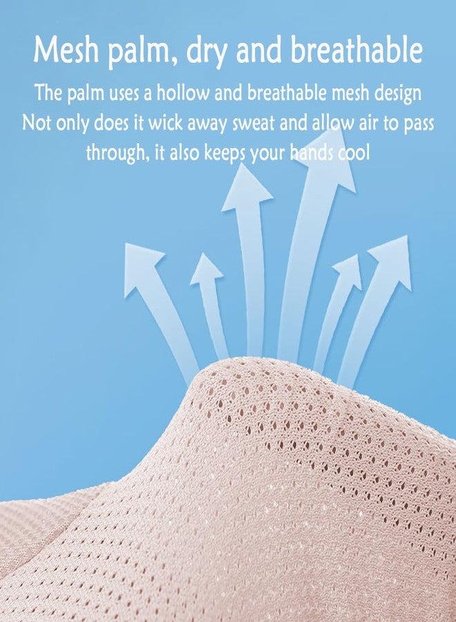 Wnddle Women Driving Gloves, Women UV Sun Protection Gloves, Touch Screen Non Slip Thin Breathable Lace Glove, for Driving, Outdoor Cycling (Pink) - Image 3